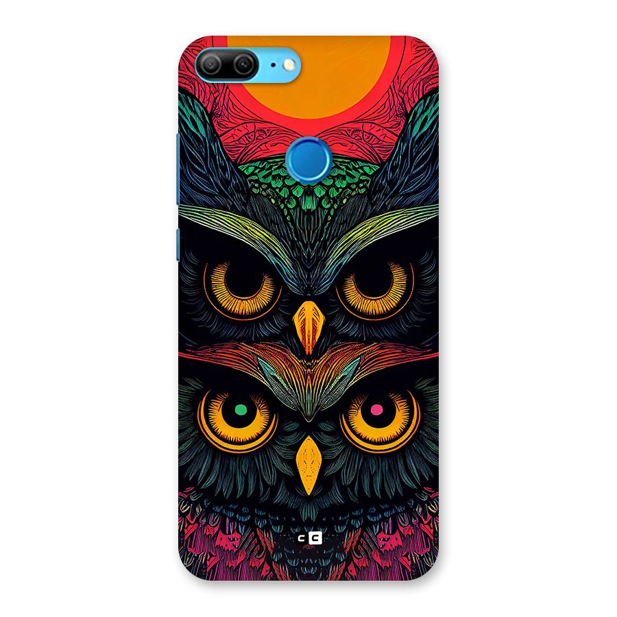 Owl Soul Art Illustration Back Case for Honor 9 Lite