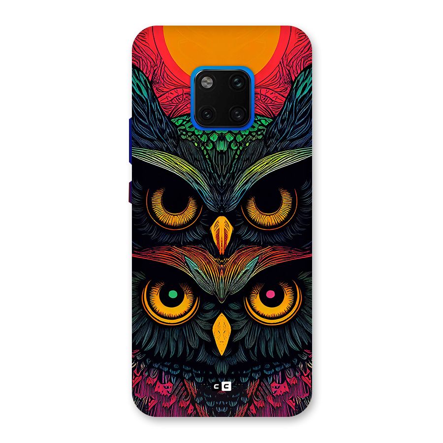 Owl Soul Art Illustration Back Case for Huawei Mate 20 Pro