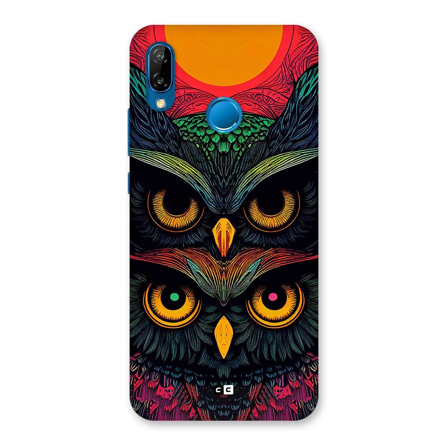 Owl Soul Art Illustration Back Case for Huawei P20 Lite