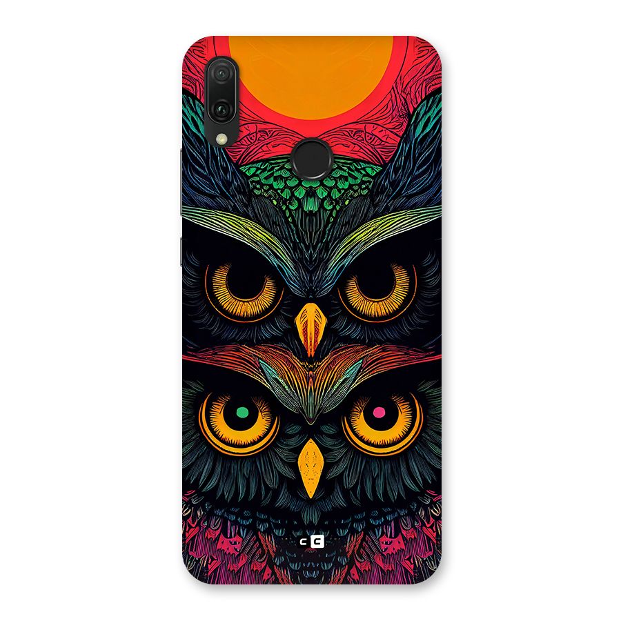 Owl Soul Art Illustration Back Case for Huawei Y9 (2019)
