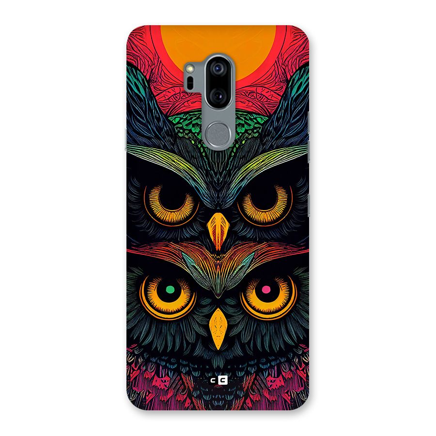 Owl Soul Art Illustration Back Case for LG G7