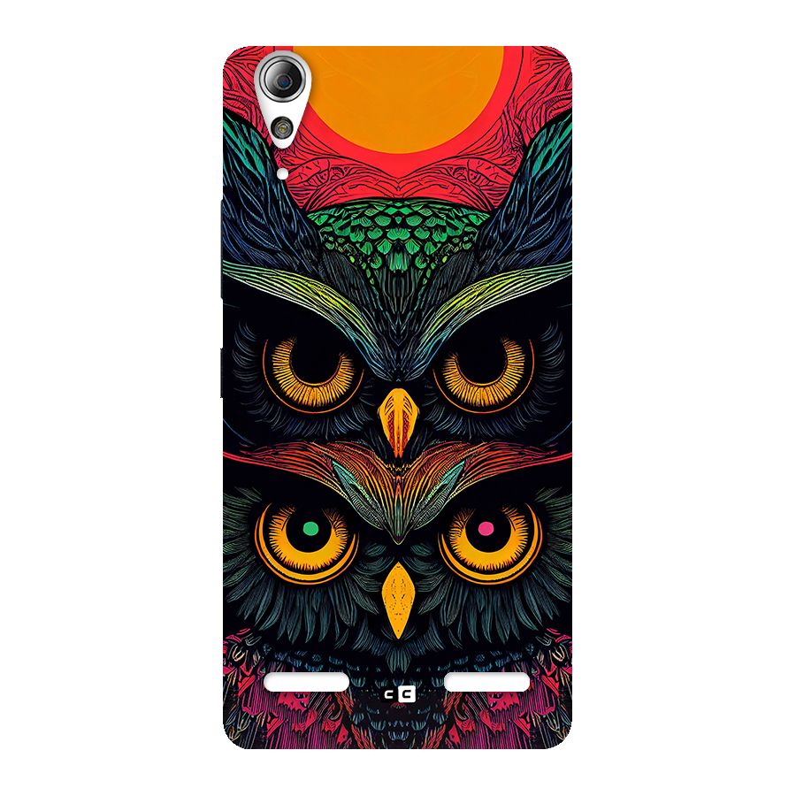 Owl Soul Art Illustration Back Case for Lenovo A6000 Plus