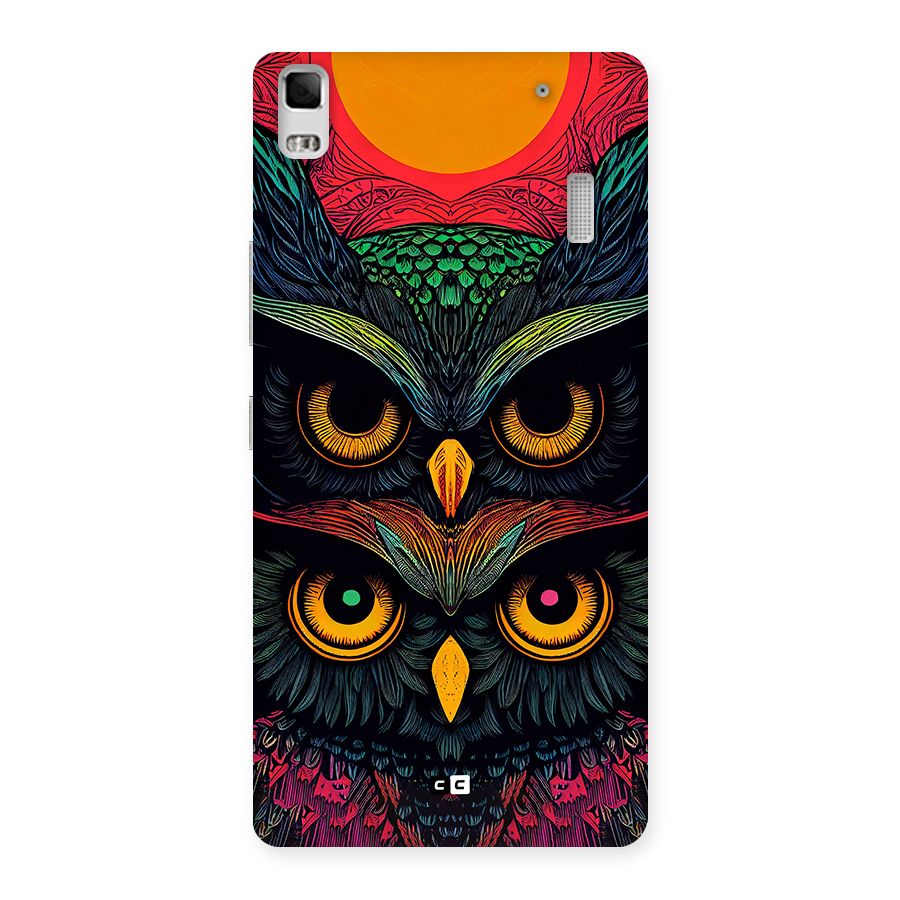 Owl Soul Art Illustration Back Case for Lenovo A7000