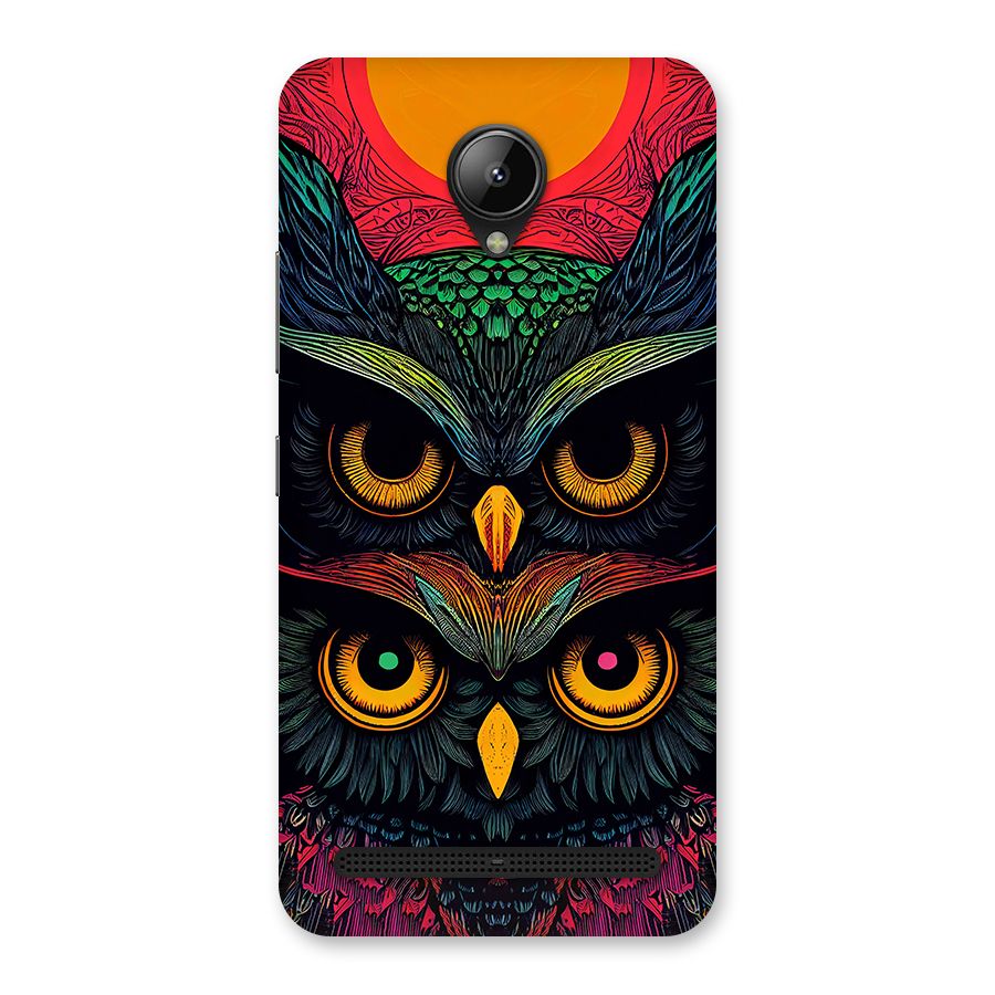 Owl Soul Art Illustration Back Case for Lenovo C2