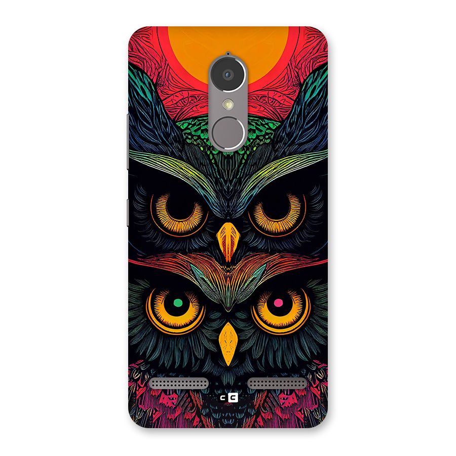 Owl Soul Art Illustration Back Case for Lenovo K6