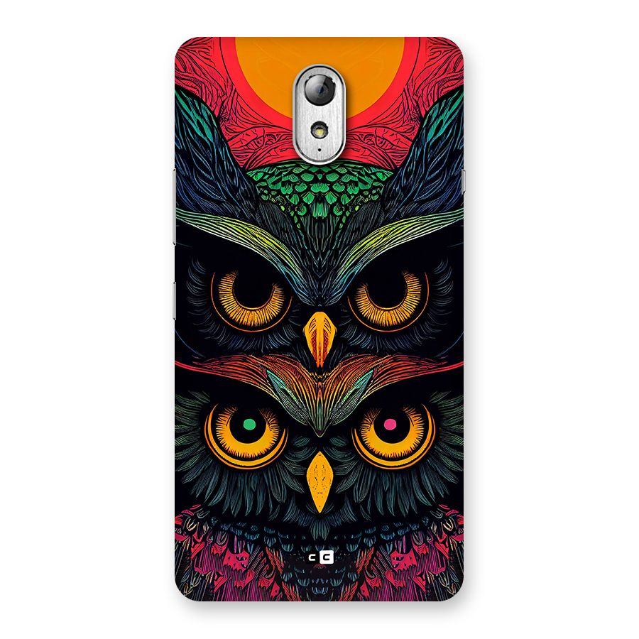 Owl Soul Art Illustration Back Case for Lenovo Vibe P1M