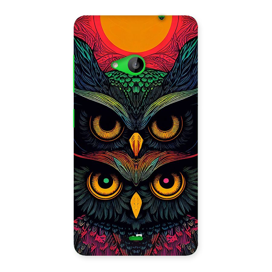 Owl Soul Art Illustration Back Case for Lumia 535