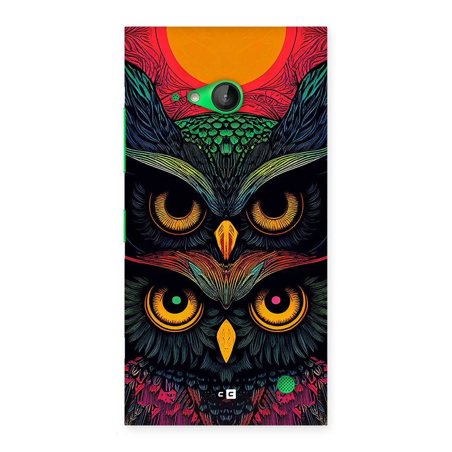 Owl Soul Art Illustration Back Case for Lumia 730