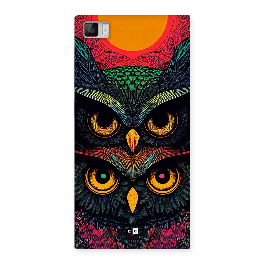 Owl Soul Art Illustration Back Case for Mi3