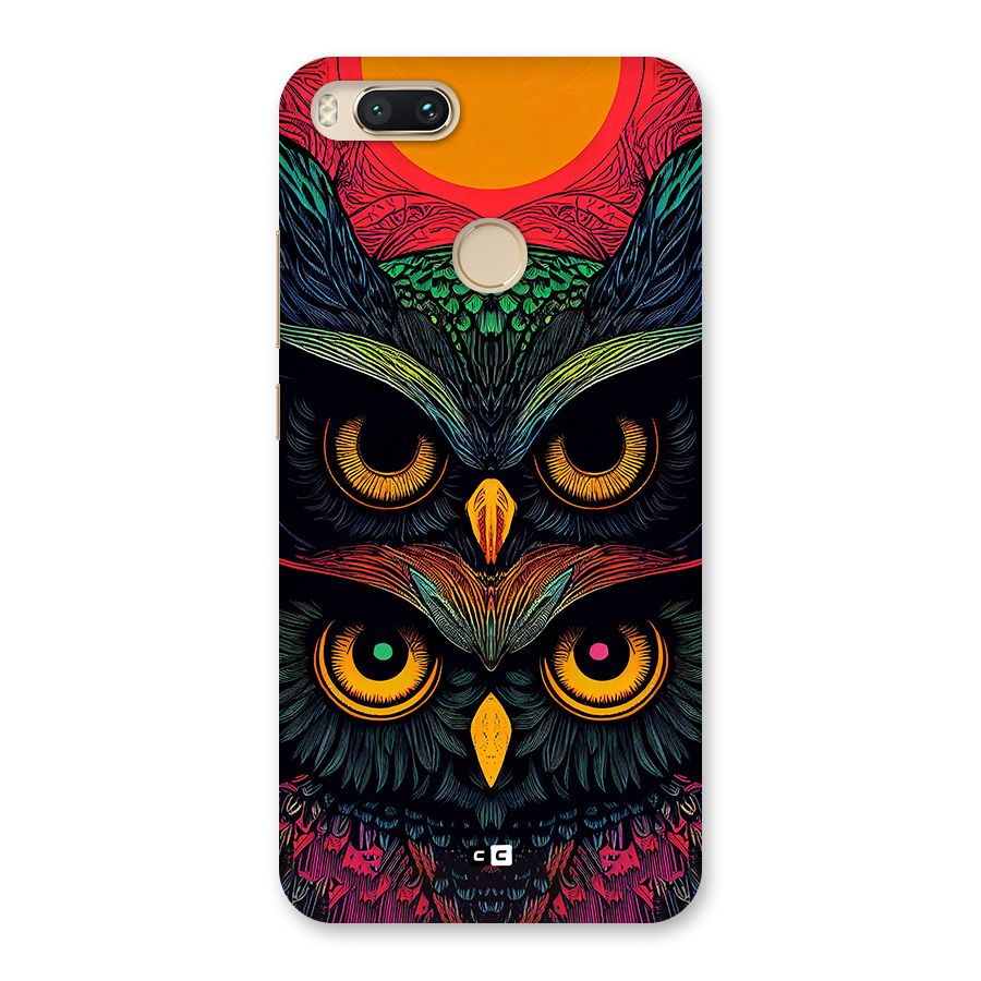 Owl Soul Art Illustration Back Case for Mi A1
