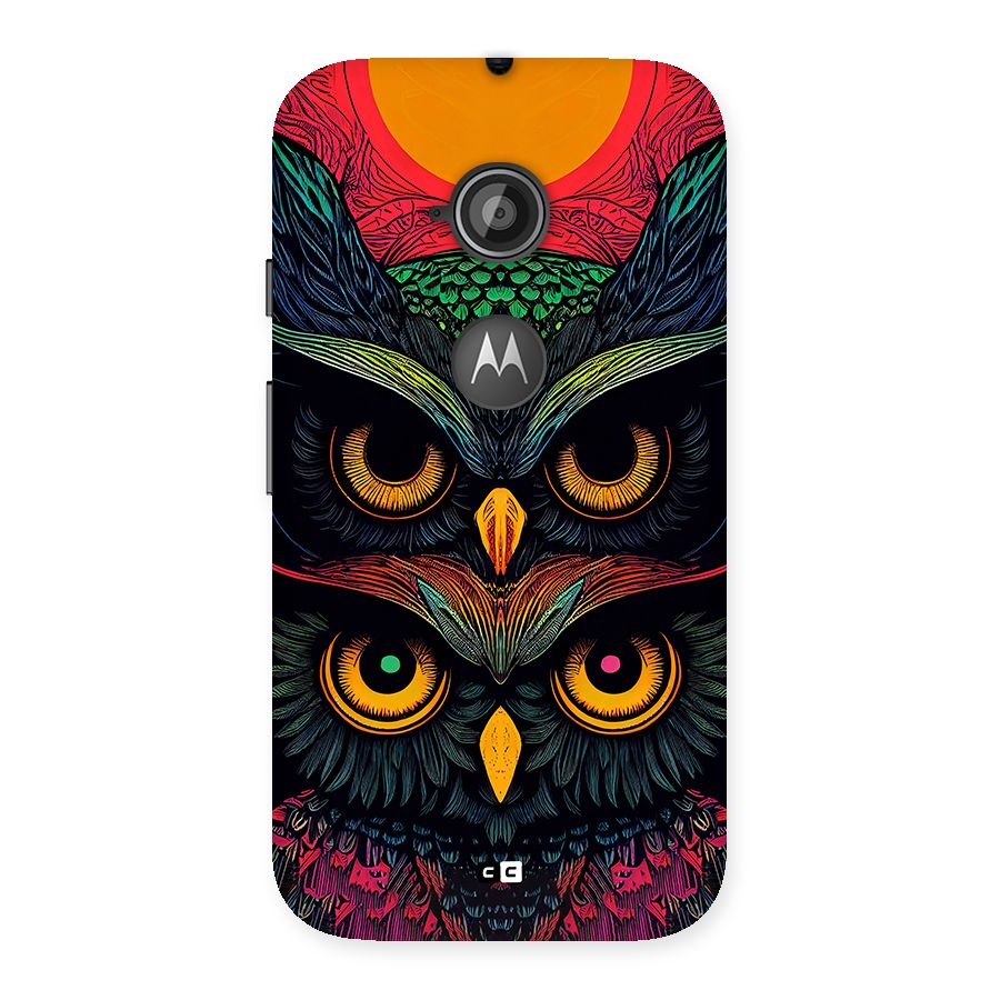 Owl Soul Art Illustration Back Case for Moto E 2nd Gen
