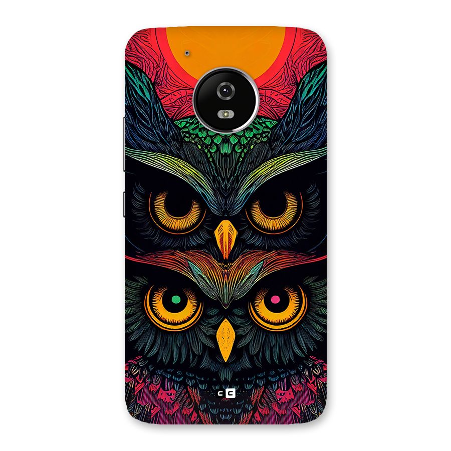 Owl Soul Art Illustration Back Case for Moto G5