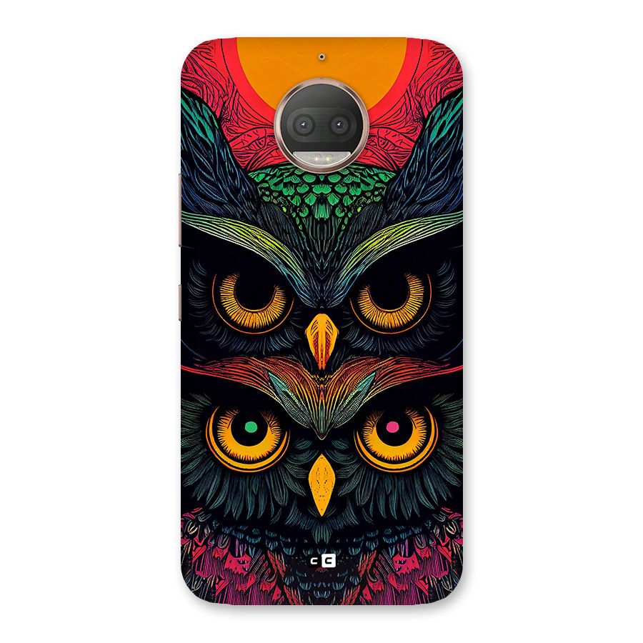 Owl Soul Art Illustration Back Case for Moto G5s Plus
