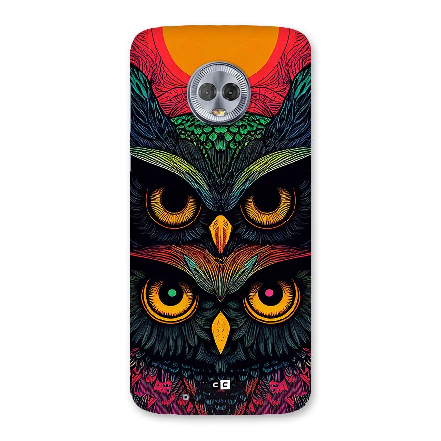 Owl Soul Art Illustration Back Case for Moto G6