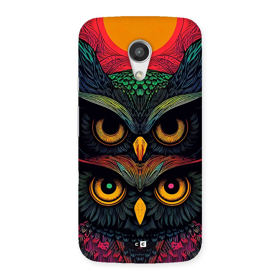 Owl Soul Art Illustration Back Case for Moto G 2nd Gen