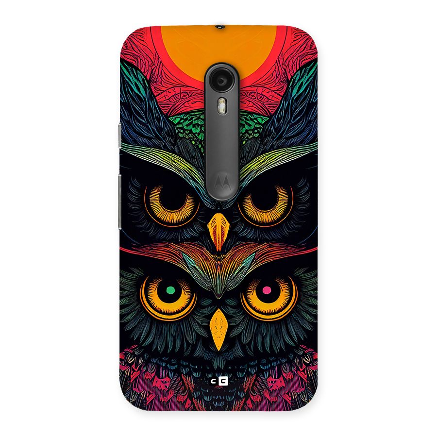 Owl Soul Art Illustration Back Case for Moto G Turbo