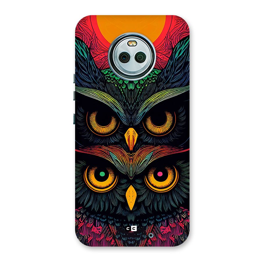 Owl Soul Art Illustration Back Case for Moto X4