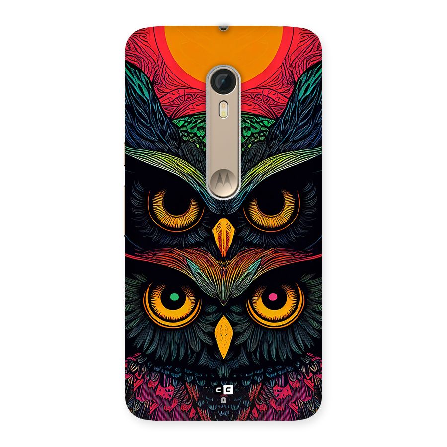 Owl Soul Art Illustration Back Case for Moto X Style