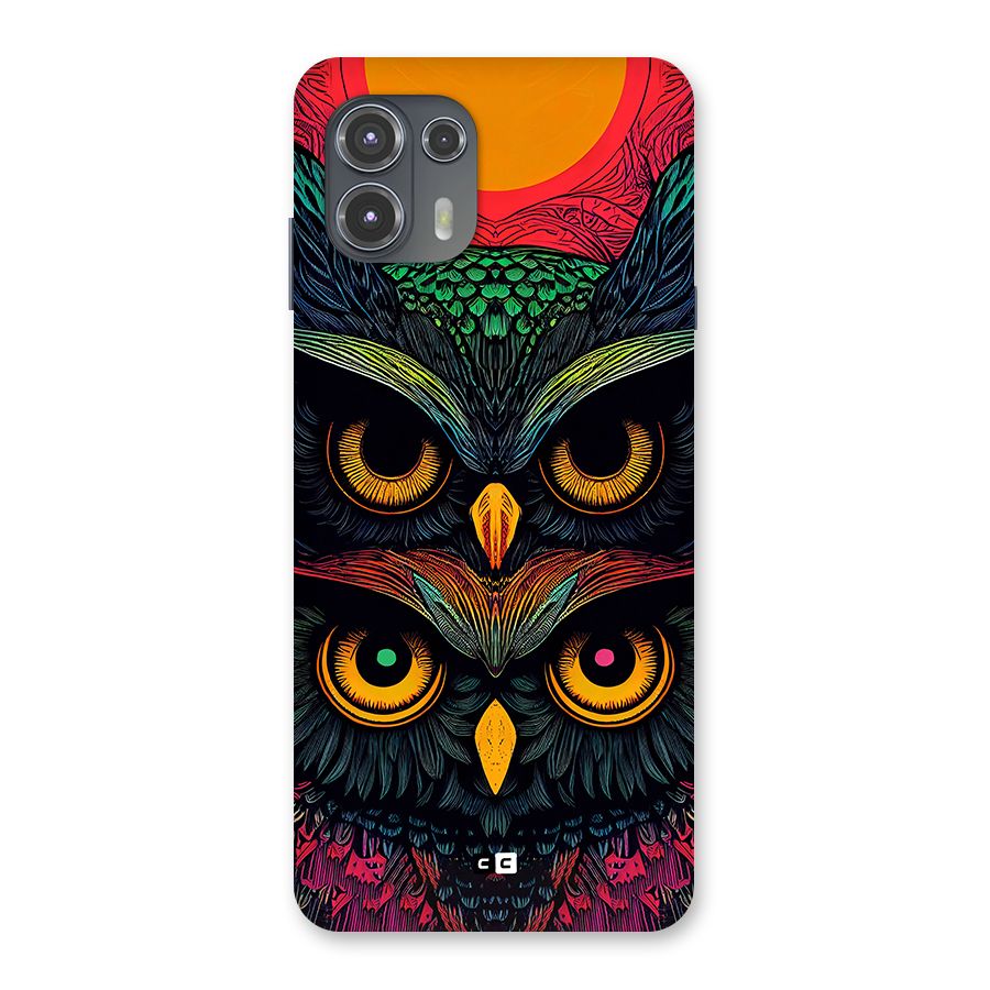 Owl Soul Art Illustration Back Case for Motorola Edge 20 Fusion