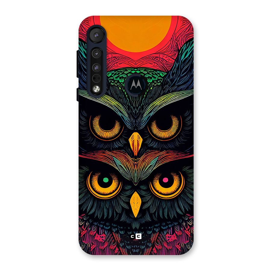 Owl Soul Art Illustration Back Case for Motorola One Macro