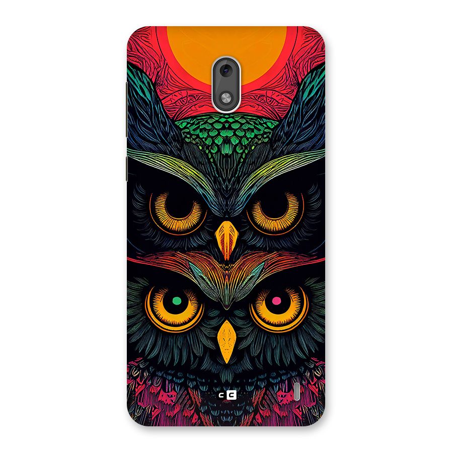 Owl Soul Art Illustration Back Case for Nokia 2
