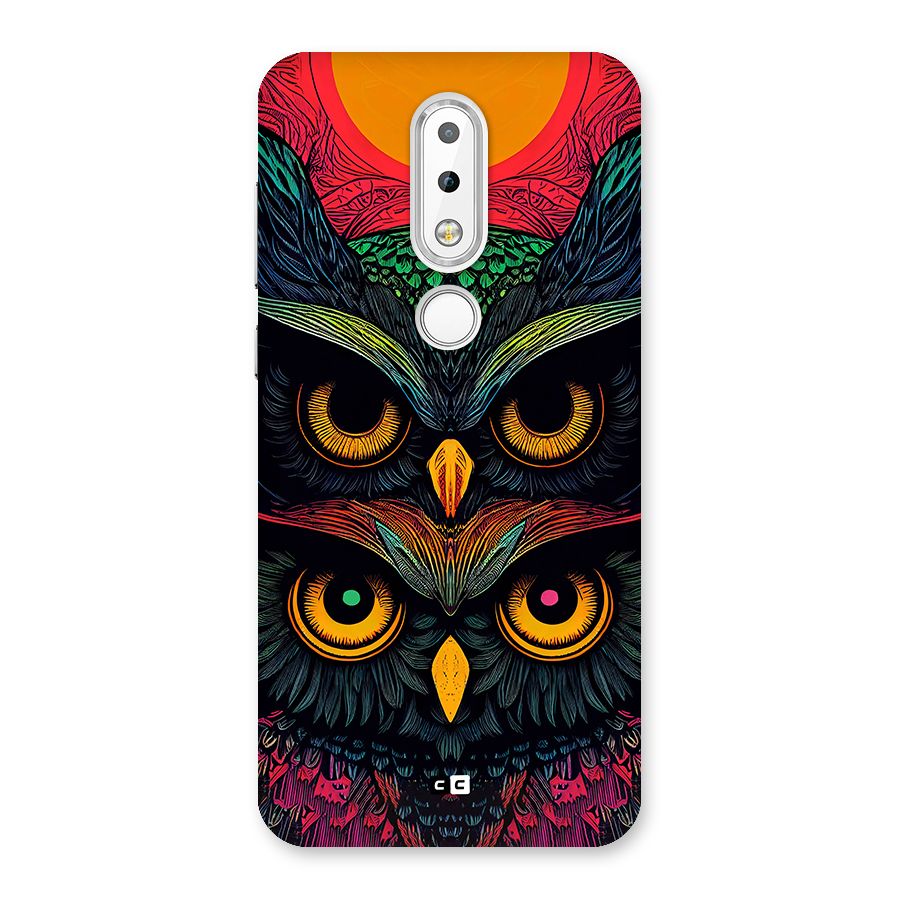 Owl Soul Art Illustration Back Case for Nokia 6.1 Plus