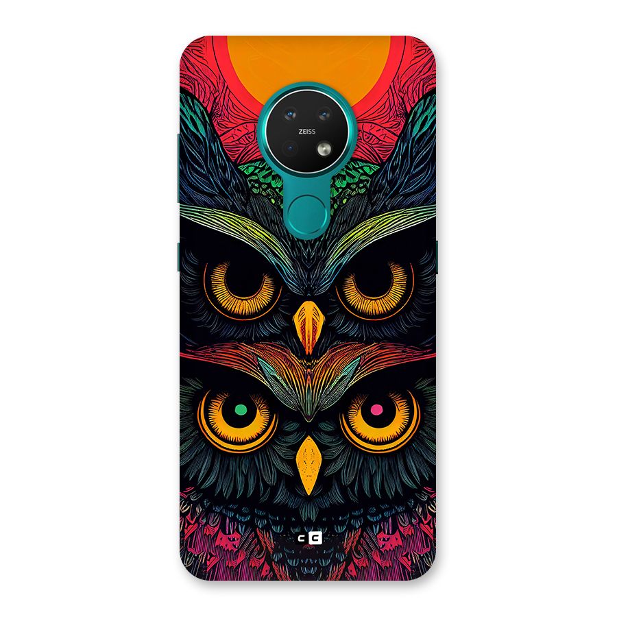 Owl Soul Art Illustration Back Case for Nokia 7.2