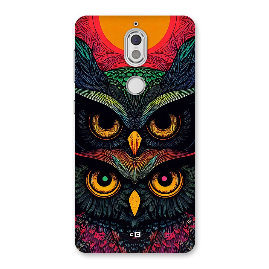 Owl Soul Art Illustration Back Case for Nokia 7