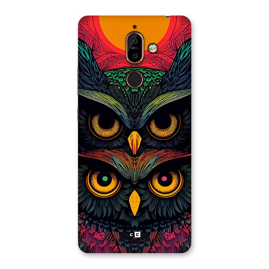 Owl Soul Art Illustration Back Case for Nokia 7 Plus