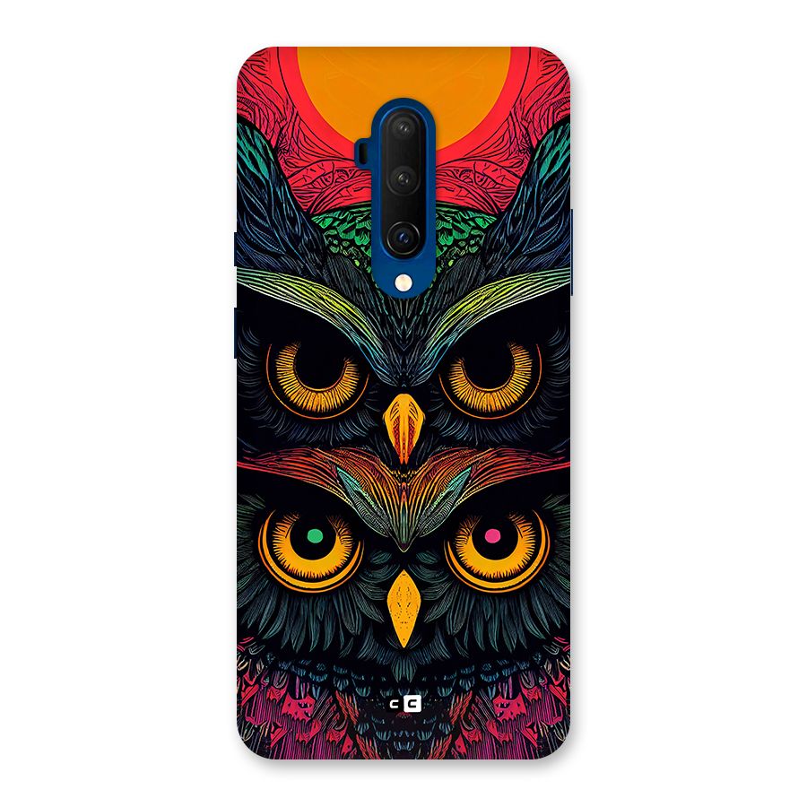 Owl Soul Art Illustration Back Case for OnePlus 7T Pro