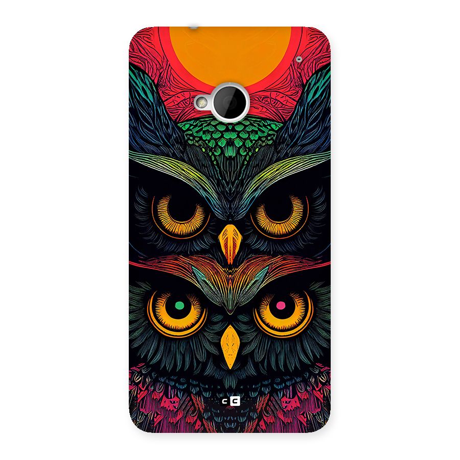Owl Soul Art Illustration Back Case for One M7 (Single Sim)