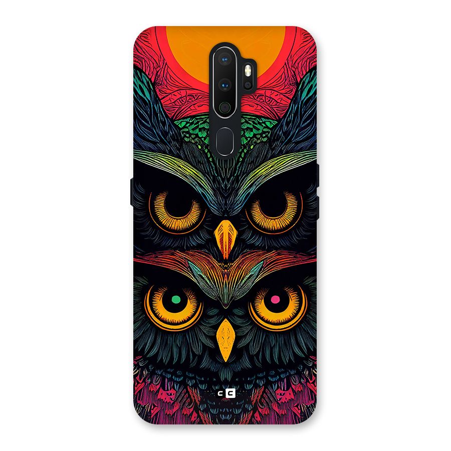 Owl Soul Art Illustration Back Case for Oppo A5 (2020)
