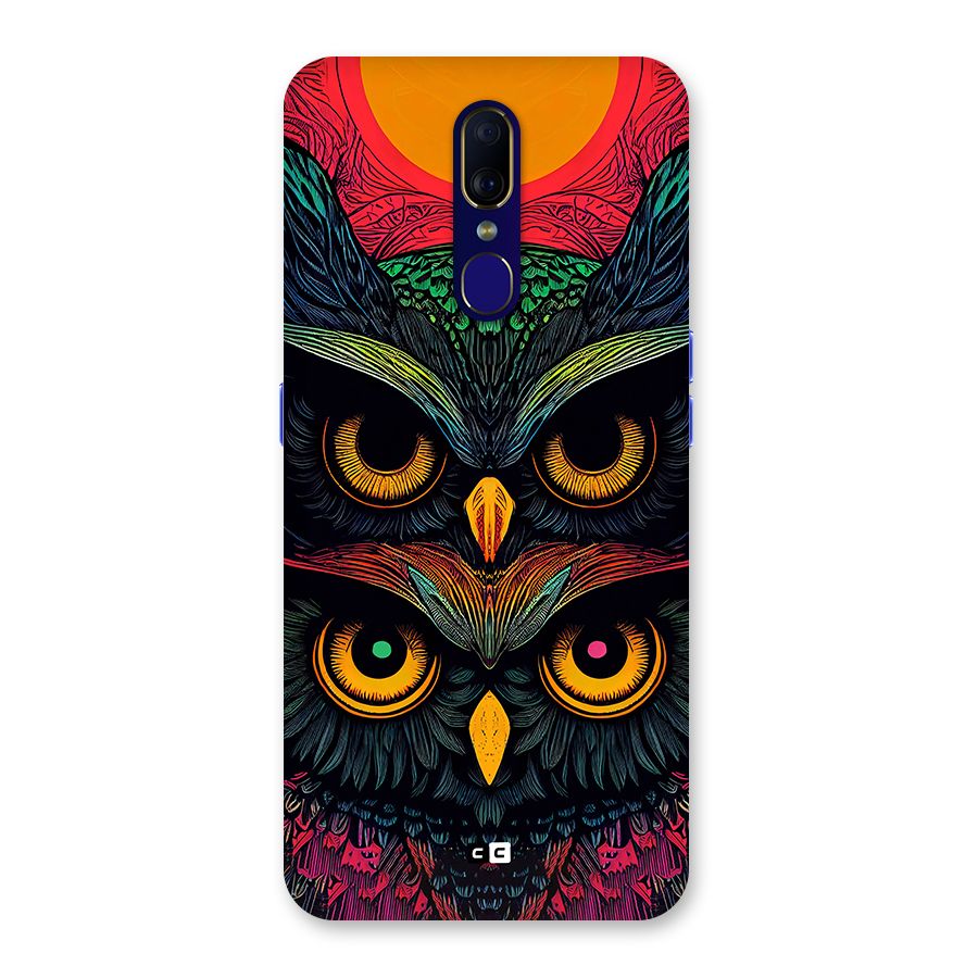 Owl Soul Art Illustration Back Case for Oppo F11