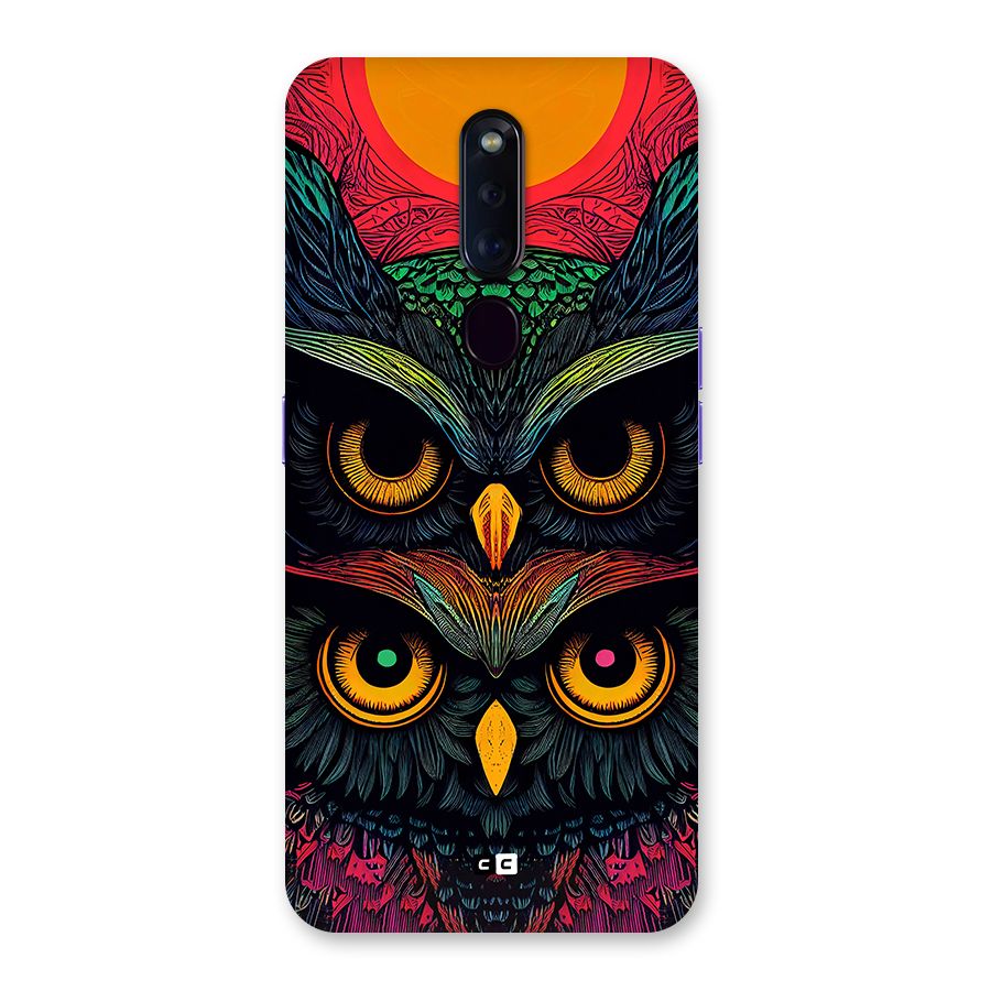 Owl Soul Art Illustration Back Case for Oppo F11 Pro