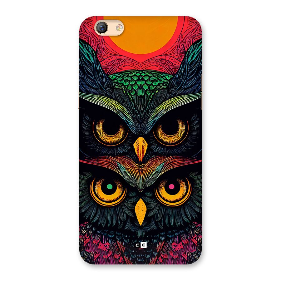 Owl Soul Art Illustration Back Case for Oppo F3 Plus