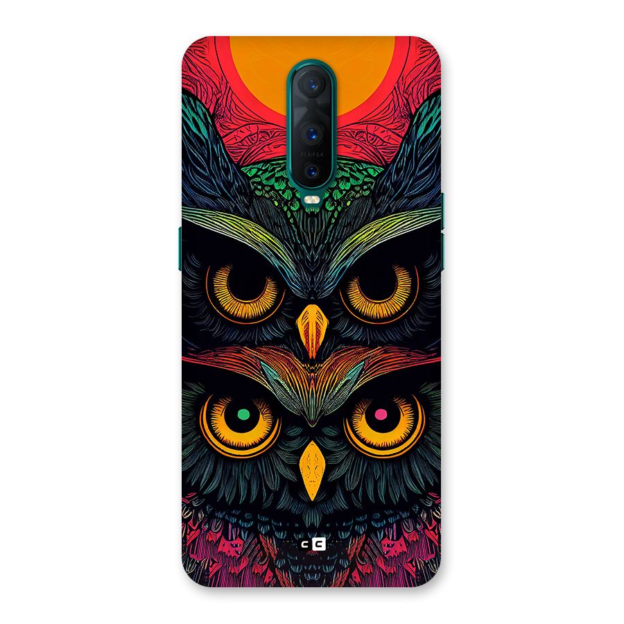 Owl Soul Art Illustration Back Case for Oppo R17 Pro
