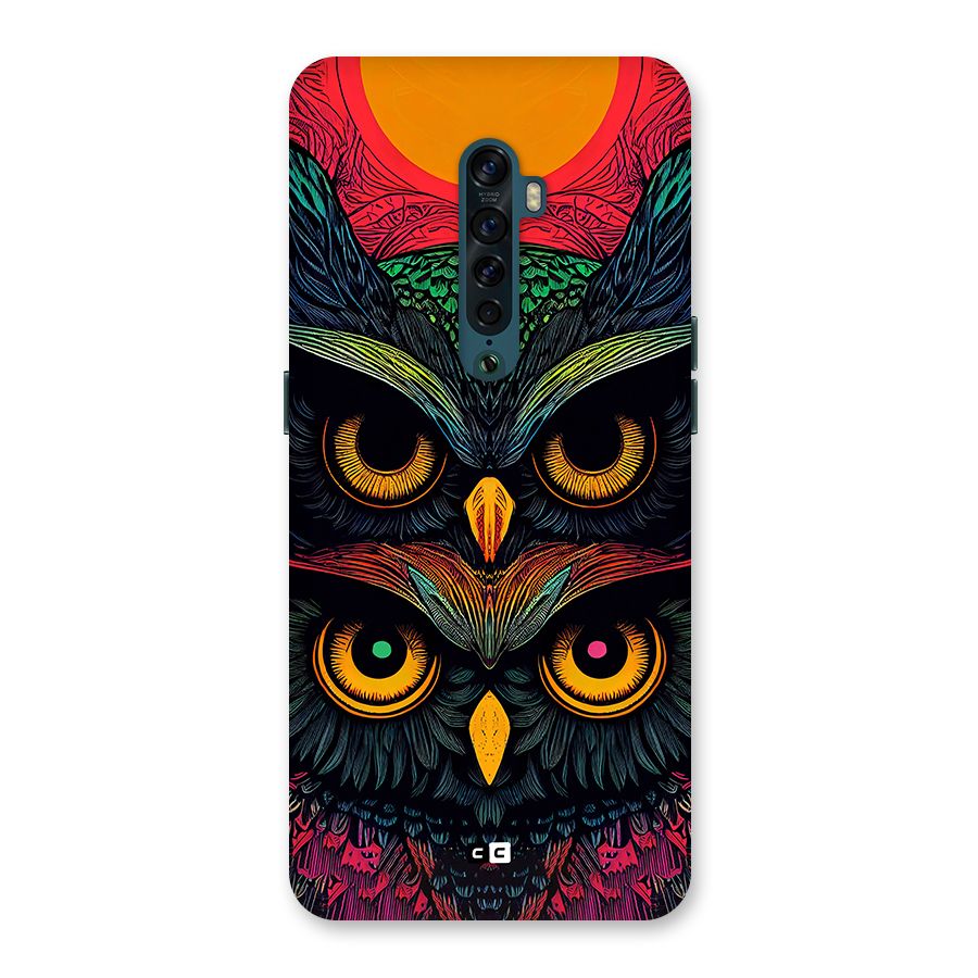 Owl Soul Art Illustration Back Case for Oppo Reno2