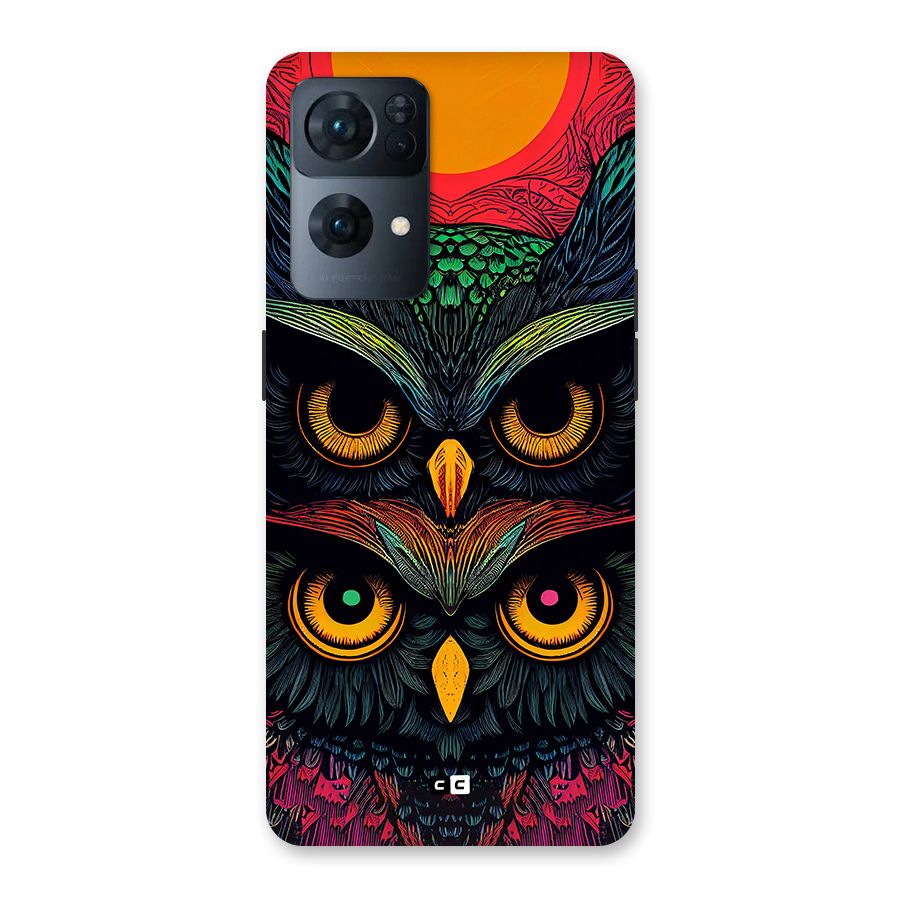 Owl Soul Art Illustration Back Case for Oppo Reno7 Pro 5G