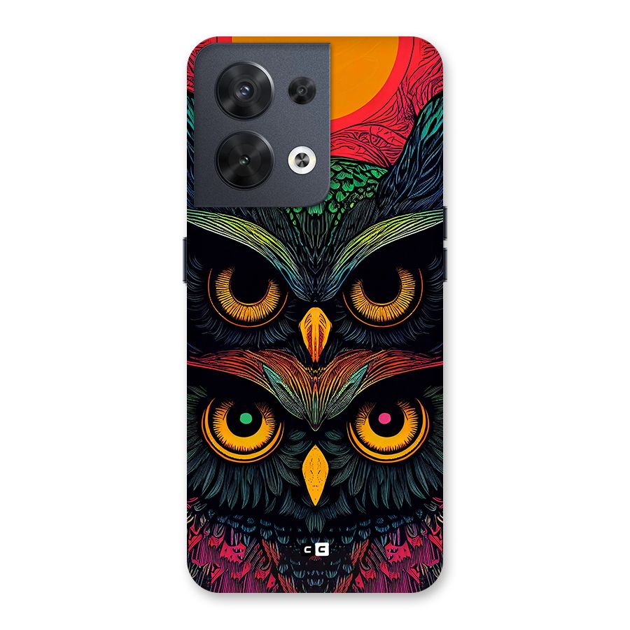 Owl Soul Art Illustration Back Case for Oppo Reno8 5G