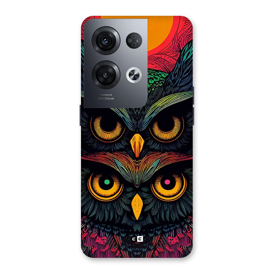 Owl Soul Art Illustration Back Case for Oppo Reno8 Pro 5G