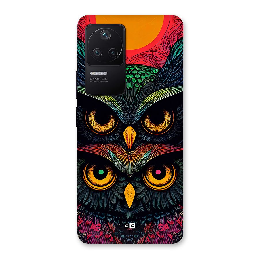 Owl Soul Art Illustration Back Case for Poco F4 5G