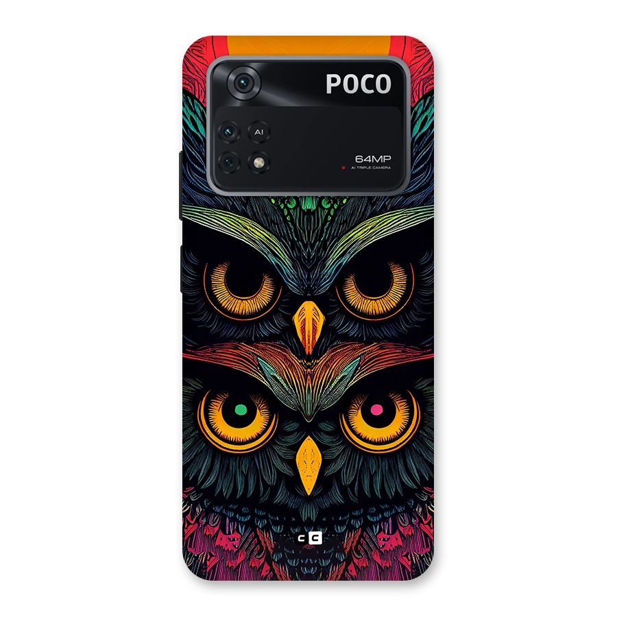 Owl Soul Art Illustration Back Case for Poco M4 Pro 4G