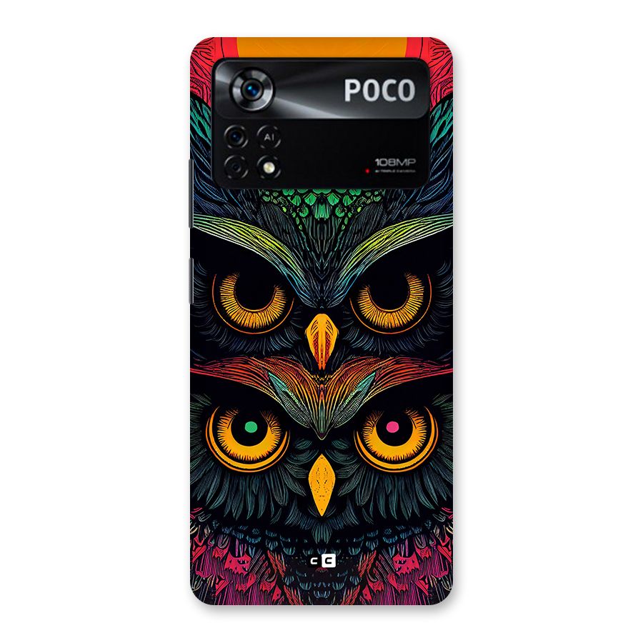 Owl Soul Art Illustration Back Case for Poco X4 Pro 5G