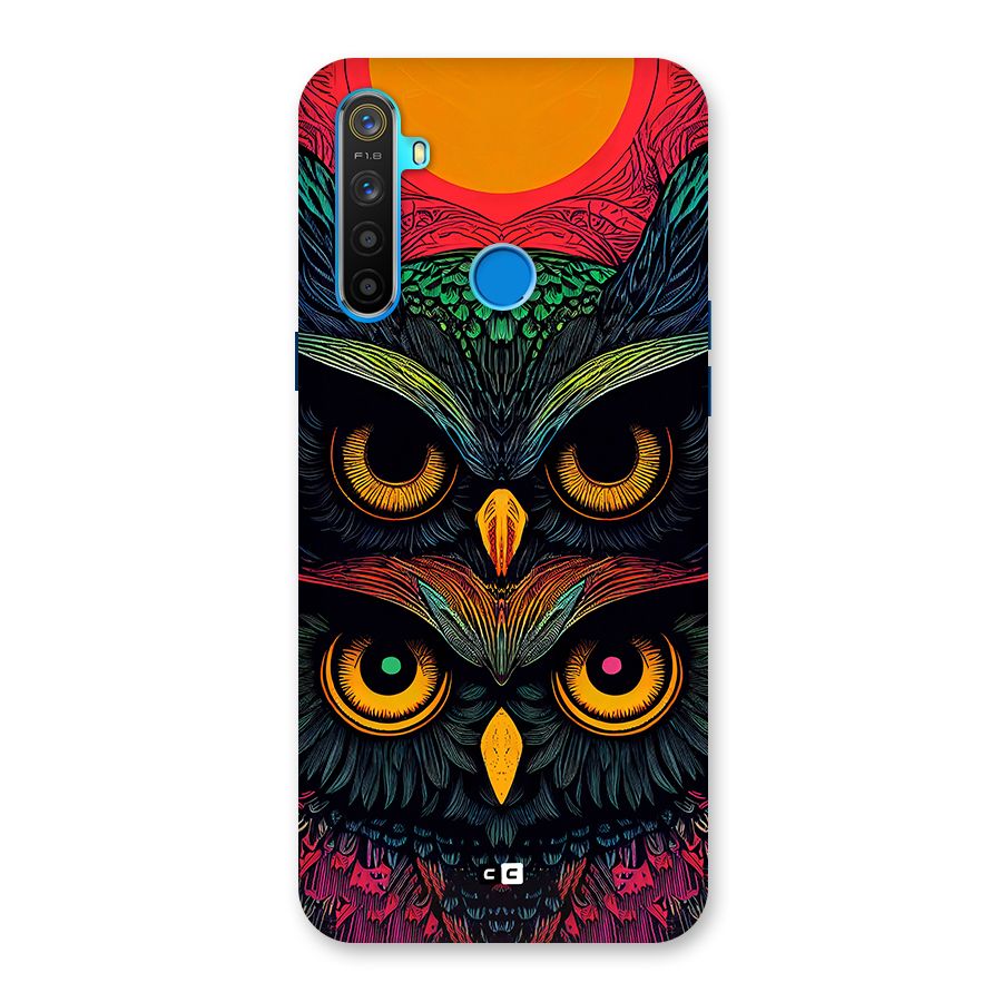Owl Soul Art Illustration Back Case for Realme 5s