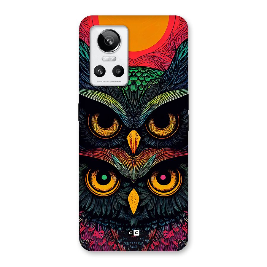 Owl Soul Art Illustration Back Case for Realme GT Neo 3