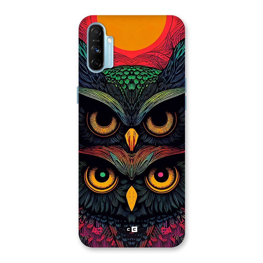 Owl Soul Art Illustration Back Case for Realme Narzo 20A
