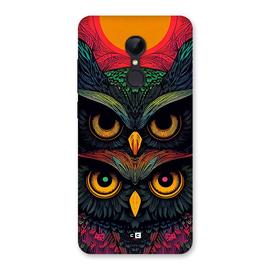 Owl Soul Art Illustration Back Case for Redmi 5