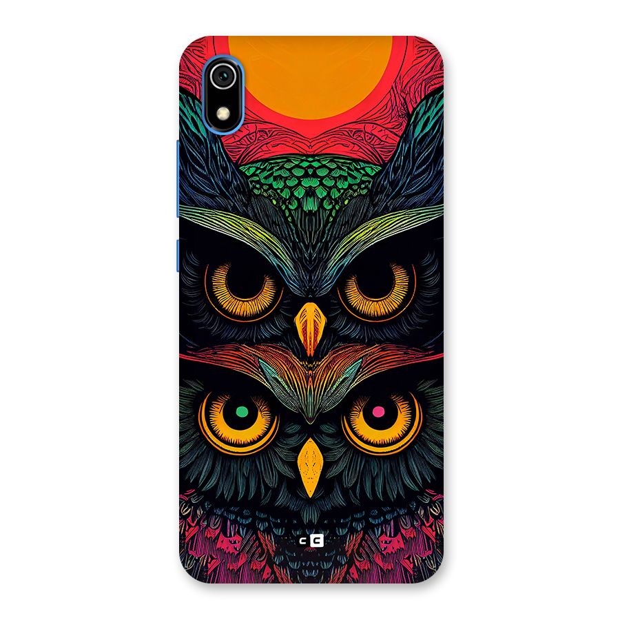 Owl Soul Art Illustration Back Case for Redmi 7A