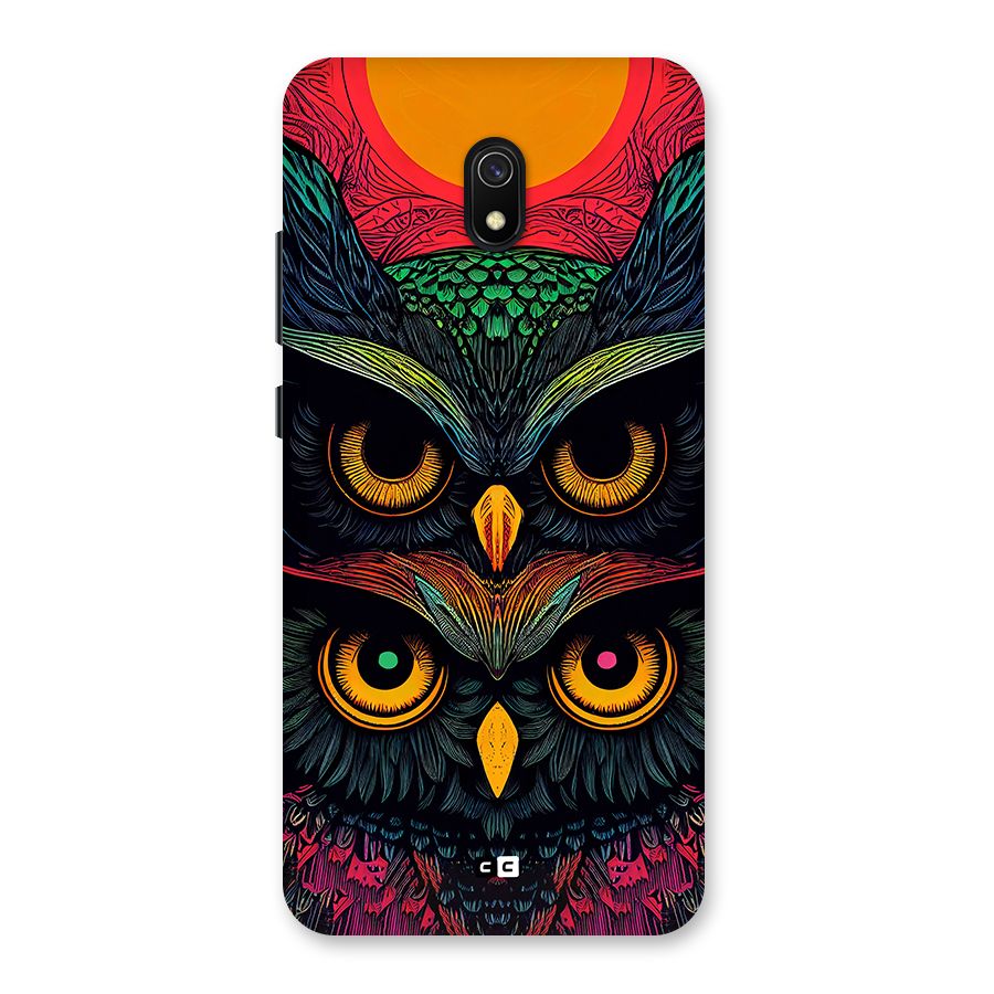 Owl Soul Art Illustration Back Case for Redmi 8A