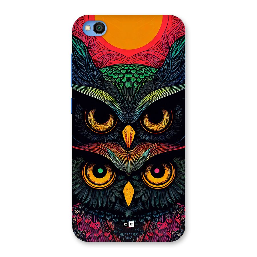 Owl Soul Art Illustration Back Case for Redmi Go